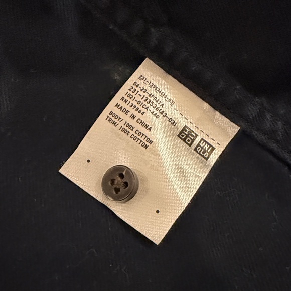 Uniqlo x ines de la fressange navy blue shirt - Picture 5 of 5